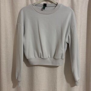 Wild Fable Cropped Gray Sweatshirt S